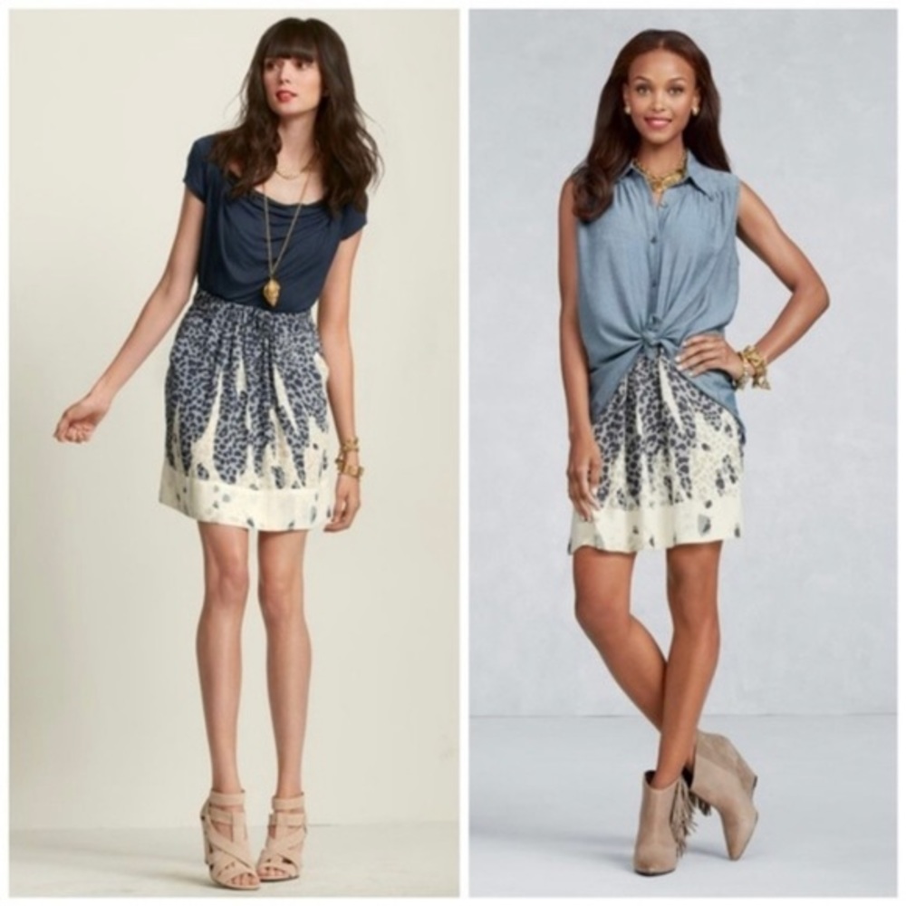 CABI (401) Bella animal print skirt